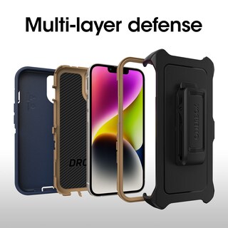 Foto 3 | Foto 3 | Funda Otterbox Defender Series Para Iphone 14 Y Iphone 13, Color Azul - Venta Internacional.