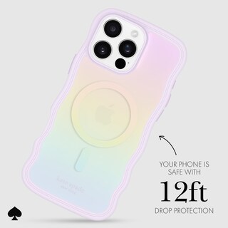 Foto 3 | Foto 3 | Funda De Teléfono Kate Spade New York Para Iphone 16 Pro Max Wavy Opal - Venta Internacional.