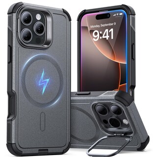 Foto 1 | Foto 1 | Funda Esr Para Iphone 16 Pro Con Soporte Magnético, Color Gris - Venta Internacional.