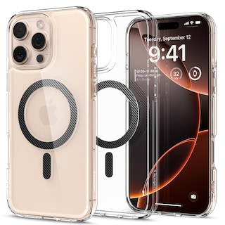 Foto 1 | Foto 1 | Funda Spigen Ultra Hybrid Magfit Para Iphone 16 Pro Max Carbon - Venta Internacional.