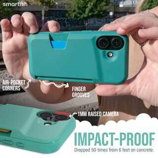 Foto 4 | Foto 4 | Funda Tipo Cartera Smartish Wallet Slayer Vol. 1 Para Iphone 16 - Venta Internacional.