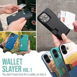 Foto 6 | Foto 6 | Funda Tipo Cartera Smartish Wallet Slayer Vol. 1 Para Iphone 16 - Venta Internacional.