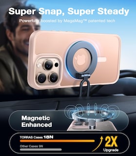Foto 3 | Foto 3 | Funda De Teléfono Torras Magnética A Prueba De Golpes Para Iphone 16 Pro Max - Venta Internacional.