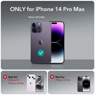 Foto 2 | Foto 2 | Funda De Teléfono Esr Para Iphone 14 Pro Max Con Magsafe Clear Purple - Venta Internacional.