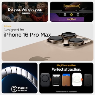 Foto 2 | Foto 2 | Funda Para Iphone 16 Pro Max Spigen Tough Armor T Magfit Metal Slate - Venta Internacional.
