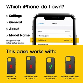 Foto 2 | Foto 2 | Funda Para Teléfono Otterbox Iphone 15 Pro Commuter Magsafe Black - Venta Internacional.