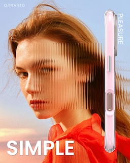 Foto 6 | Foto 6 | Funda Ornarto Air Para Iphone 16 Pro Clear Con Magsafe Pink - Venta Internacional.
