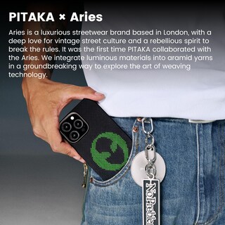 Foto 3 | Foto 3 | Funda De Teléfono Pitaka Para Iphone 16 Pro Max Luminous Tactile - Venta Internacional.