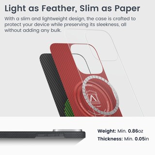 Foto 4 | Foto 4 | Funda De Teléfono Pitaka Para Iphone 16 Pro Max Luminous Tactile - Venta Internacional.