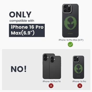 Foto 6 | Foto 6 | Funda De Teléfono Pitaka Para Iphone 16 Pro Max Luminous Tactile - Venta Internacional.