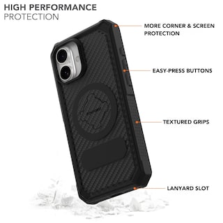 Foto 3 | Foto 3 | Funda Rokform Rugged Para Iphone 16 Plus Con Funda Magnética Negra - Venta Internacional.