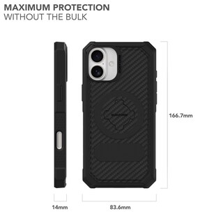 Foto 7 | Foto 7 | Funda Rokform Rugged Para Iphone 16 Plus Con Funda Magnética Negra - Venta Internacional.