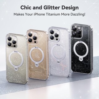 Foto 2 | Foto 2 | Funda De Teléfono Casekoo Glitter 360° Con Función Atril Para Iphone 16 Pro Max - Venta Internacional.