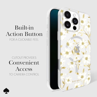 Foto 5 | Foto 5 | Funda De Teléfono Kate Spade New York Para Iphone 16 Pro Max Sunshine Floral Gems - Venta Internacional.