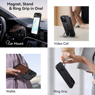 Foto 4 | Foto 4 | Funda De Teléfono Casekoo Patentada Con Soporte Magnético De Giro De 360° Para Iphone 16 Pro Max - Venta Internacional.