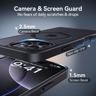 Foto 6 | Foto 6 | Funda De Teléfono Casekoo Patentada Con Soporte Magnético De Giro De 360° Para Iphone 16 Pro Max - Venta Internacional.