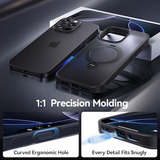 Foto 7 | Foto 7 | Funda De Teléfono Casekoo Patentada Con Soporte Magnético De Giro De 360° Para Iphone 16 Pro Max - Venta Internacional.