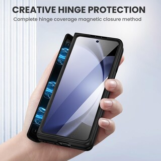 Foto 3 | Foto 3 | Funda Ruky Para Samsung Galaxy Z Fold 5 Con Soporte De Fibra De Carbono - Venta Internacional.