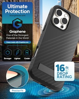 Foto 4 | Foto 4 | Funda Para Teléfono Zagg Denali Snap Con Soporte Para Iphone 16 Pro Max - Venta Internacional.