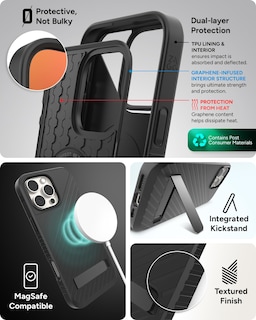 Foto 5 | Foto 5 | Funda Para Teléfono Zagg Denali Snap Con Soporte Para Iphone 16 Pro Max - Venta Internacional.
