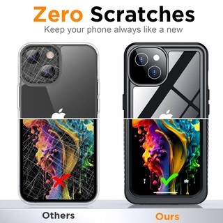 Foto 6 | Foto 6 | Funda De Teléfono Temdan Impermeable Ip68 Para Iphone 13 De 6.1 Pulgadas, Negra - Venta Internacional.