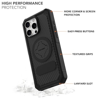Foto 3 | Foto 3 | Funda Rokform Rugged Para Iphone 16 Pro Max Con Imán Negro - Venta Internacional.