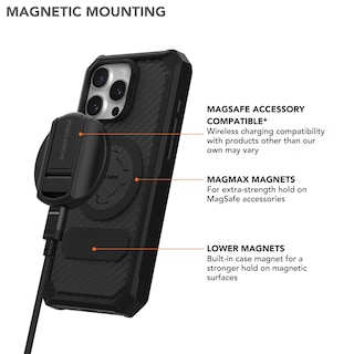 Foto 5 | Foto 5 | Funda Rokform Rugged Para Iphone 16 Pro Max Con Imán Negro - Venta Internacional.
