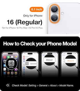 Foto 2 | Foto 2 | Funda Magnética Torras Con Soporte Para Iphone 16 De 6.1 Pulgadas, Color Negro - Venta Internacional.