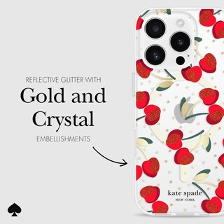 Foto 5 | Foto 5 | Funda De Teléfono Kate Spade New York Para Iphone 16 Pro Cherry Dot Gems - Venta Internacional.