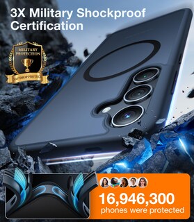 Foto 4 | Foto 4 | Funda De Teléfono Torras Magnética A Prueba De Golpes Para Samsung Galaxy S24 Plus - Venta Internacional.