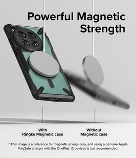 Foto 6 | Foto 6 | Funda Para Teléfono Ringke Fusion-x Magnetic Black Oneplus 12 - Venta Internacional.