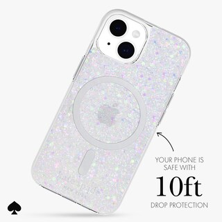Foto 4 | Foto 4 | Funda De Teléfono Kate Spade New York Chunky Glitter Iridiscente - Venta Internacional.