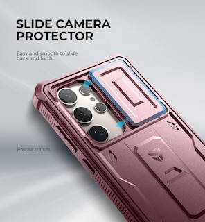 Foto 3 | Foto 3 | Funda De Teléfono Dexnor Para Samsung Galaxy S24 Ultra Maroon Red - Venta Internacional.