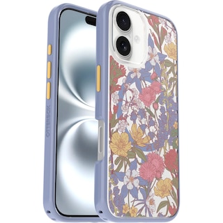Foto 3 | Foto 3 | Funda Otterbox Para Iphone 16, Simetría, Transparente, Floral, Morado - Venta Internacional.