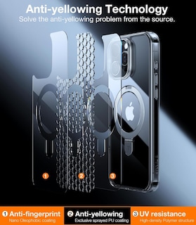 Foto 4 | Foto 4 | Funda Con Soporte Magnético Torras Magnetic Ostand Para Iphone 16 Pro Max - Venta Internacional.