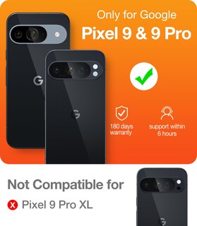 Foto 2 | Foto 2 | Funda De Teléfono Torras A Prueba De Golpes Para Google Pixel 9/9 Pro Black - Venta Internacional.