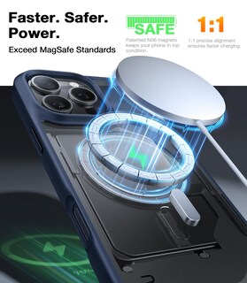 Foto 2 | Foto 2 | Funda De Teléfono Torras Stronger Magnética A Prueba De Golpes Para Iphone 16 Pro - Venta Internacional.