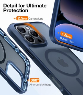 Foto 5 | Foto 5 | Funda De Teléfono Torras Stronger Magnética A Prueba De Golpes Para Iphone 16 Pro - Venta Internacional.
