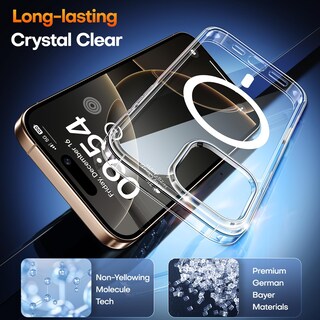 Foto 7 | Foto 7 | Funda De Teléfono Tauri Para Iphone 16 Pro Con Control De Cámara Transparente - Venta Internacional.