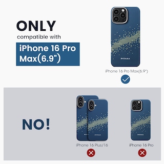 Foto 7 | Foto 7 | Funda De Teléfono Pitaka Para Iphone 16 Pro Max Compatible Con Magsafe - Venta Internacional.
