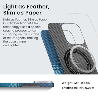 Foto 5 | Foto 5 | Funda De Teléfono Pitaka Para Iphone 16 Pro Max Compatible Con Magsafe - Venta Internacional.