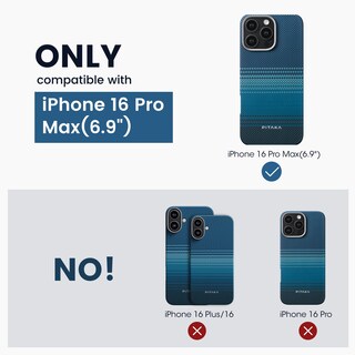 Foto 7 | Foto 7 | Funda De Teléfono Pitaka Para Iphone 16 Pro Max Compatible Con Magsafe - Venta Internacional.