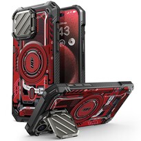 Funda Supcase Para Iphone 15 Pro Max Con Funda De Cámara Roja - Venta Internacional.