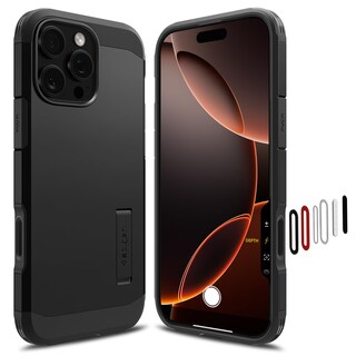 Foto 1 | Foto 1 | Funda Spigen Tough Armor T Magfit Para Iphone 16 Pro Max, Color Negro - Venta Internacional.