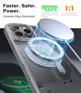 Foto 2 | Foto 2 | Funda De Teléfono Torras Magnética A Prueba De Golpes Para Iphone 16 Pro Max - Venta Internacional.