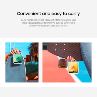 Foto 4 | Foto 4 | Funda De Silicona Para Samsung Galaxy Z Flip 6 Con Anillo, Color Menta - Venta Internacional.