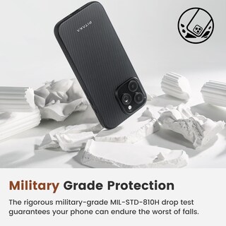 Foto 2 | Foto 2 | Funda Pitaka Para Iphone 16 Pro Max Con Magsafe Negro/gris - Venta Internacional.