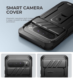 Foto 3 | Foto 3 | Funda Dexnor Para Google Pixel 9 Pro Xl Con Cámara Deslizante - Venta Internacional.