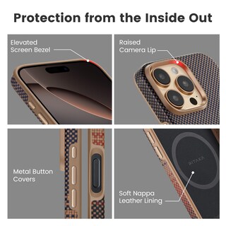 Foto 4 | Foto 4 | Funda Pitaka Para Iphone 16 Pro Con Magsafe Military Grade - Venta Internacional.