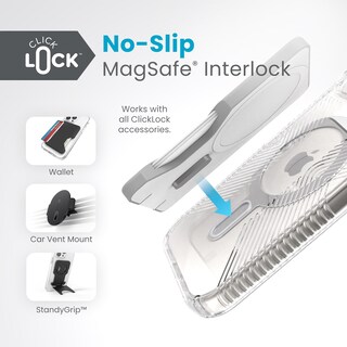 Foto 4 | Foto 4 | Funda De Teléfono Speck Clear Presidio Grip Para Iphone 15 De 6.1 Pulgadas - Venta Internacional.